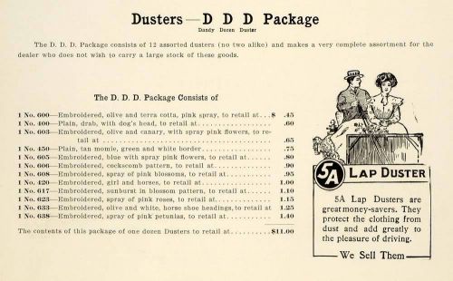 1912 Ad Antique Lap Duster Robe Blanket Horse-Drawn Farm Wagon Luthy Peoria LAC2