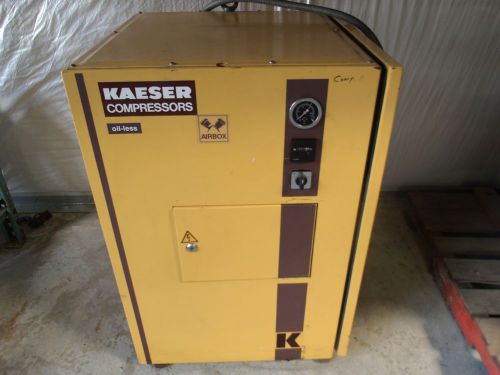Air sparge - compressor - kaeser - screw compressor - oilless - model #481237 for sale