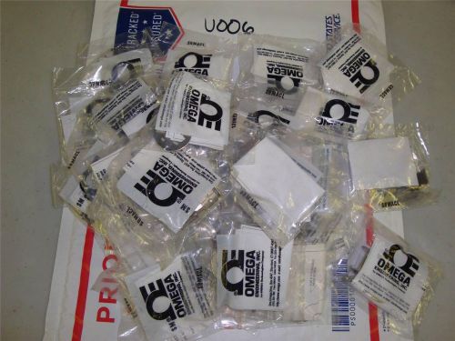 Lot of 25 new omega srmacl panel mounting bracket round hole for sale