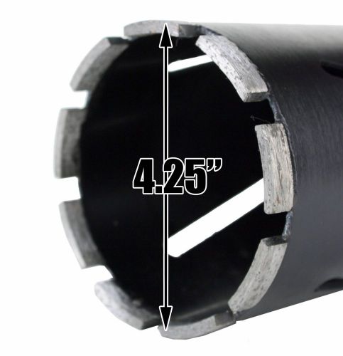 4&#034;(108mm) x 6.5&#034; dry diamond masonry core drill bit  - fits coring rig for sale