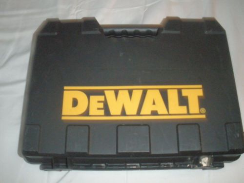 DEWALT 18 VOLT TOOL BOX FOR CORDLESS IMPACT DRIVER OR DRILL (BOX FITS ONE TOOL,B