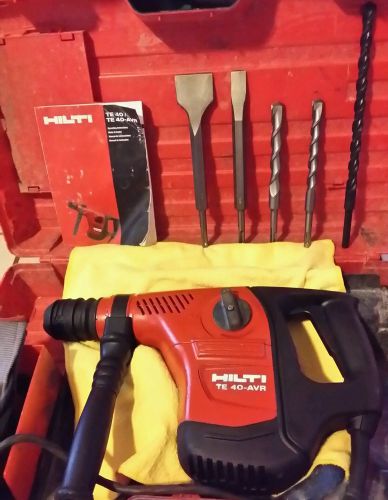 HILTI TE 40 AVR , NICE HAMMERDRILL , GREAT CONDITION , L@@K , FAST SHIPPING