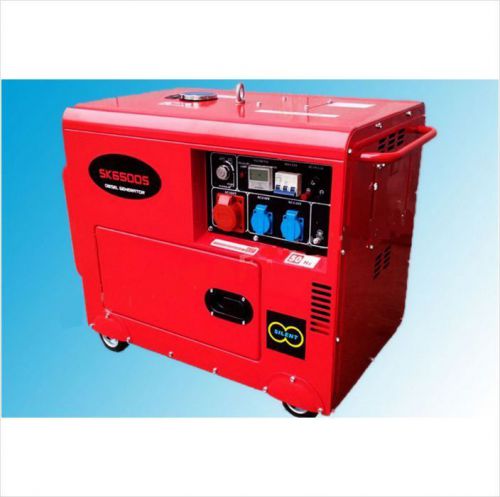 5.5kw silent portable diesel generator 50hz 60hz ats remote start int&#039;l shipping for sale