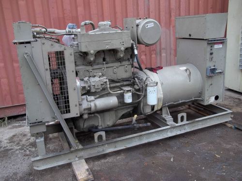 Cummins diesel standby power ac generator 155 kw only 217 hours 194 kva for sale