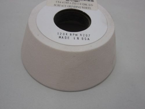 Surface grinding wheel 4/3 x 1-1/2 x 1-1/4&#034; 120k /a/o flaring cup 32a/32ar for sale