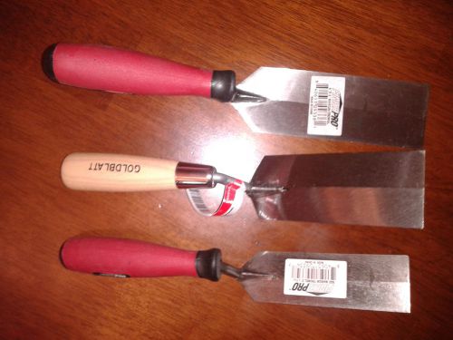 Get 3 margin trowels  5x1-1/2&#034;, 5x2&#034;, 6x2&#034;  new!!!! for sale
