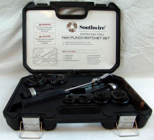 Southwire electricians tools max punch ratchet set mpr-01sd for sale