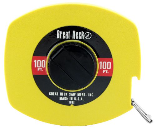 Great neck 100e 100-foot steel measuring tape for sale