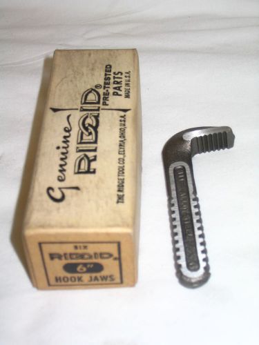 New old stock NOS vintage RIDGID pipe wrench monkey 6&#034; hook jaw #B11 replacement