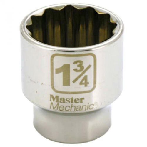 1-3/4&#034; 12Pt Socket Master Mechanic Sockets 362764 052088058329