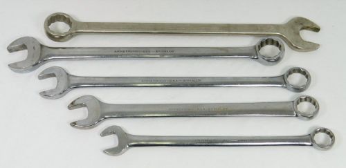 5pc set of metric combo wrenches: armstrong 32mm/36mm/41mm/46mm &amp; dowidat 50mm!! for sale