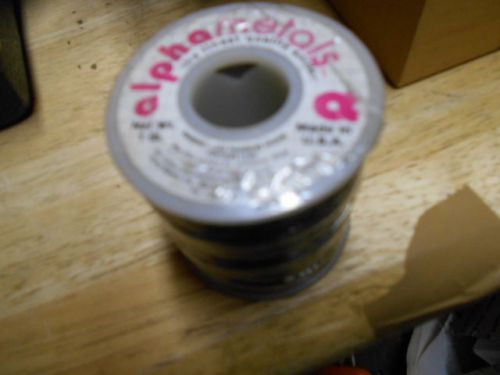 Solder wire from Alphametals sn63 pb37 contains lead