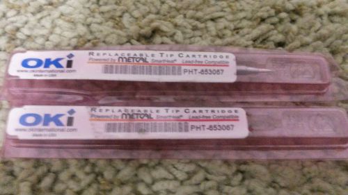 ~NEW~ QTY 2 - OKI PHT-653067 REPLACEABLE HEATER TIP - NEW IN PACKAGES