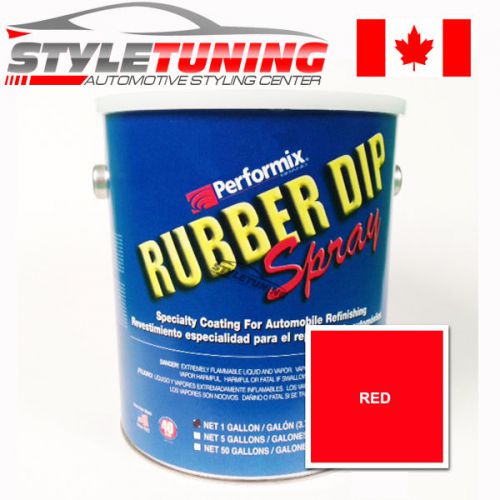 1 gallon of plasti dip rubber spray canada - red for sale