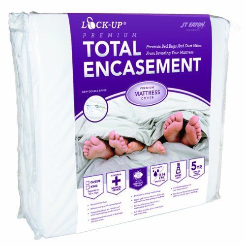 Jt eaton lock-up total encasement bed bug protection for mattress for sale