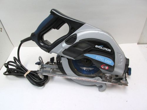 Evolution corded steel cutting circular saw heavy duty 10 amps &amp; 3500 rpm for sale