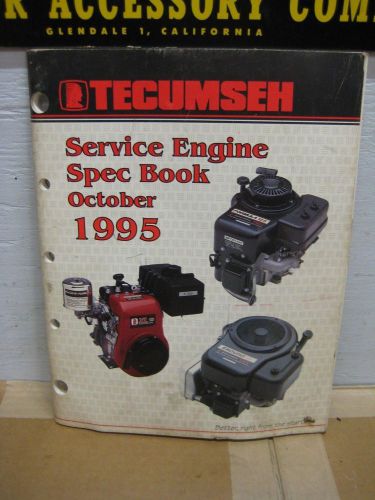 Tecumseh Original 1995 Service Engine Specification Manual Gas Engines