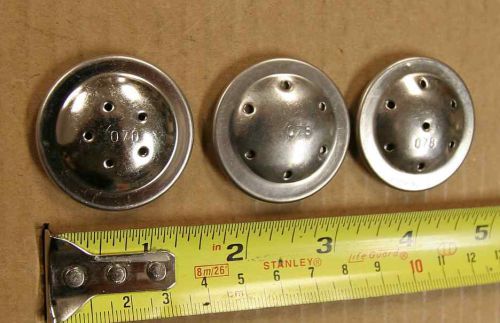 3 new Bunn coffee brewer shower spray heads for 1 price- 5 hole, 6 hole &amp; 7 hole