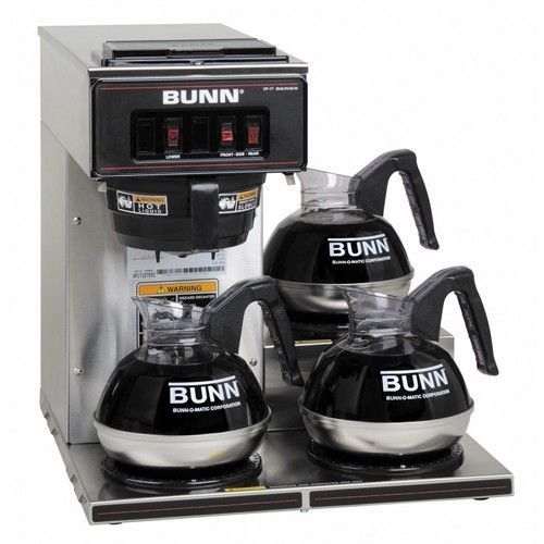 BUNN VP17-3 12 Cup Coffee Brewer BRAND-NEW