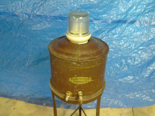 Rare Antique Water Cooler &#034;Perfection Cooler Co&#034; Steampunk Decor