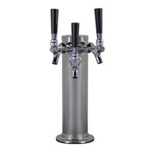 Triple tap draft beer tower - stainless steel d4743stt- for sale