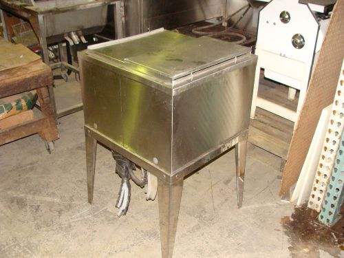 Heavy duty stainless steel manitowac cold plate ice bin on stand for soda, beer for sale