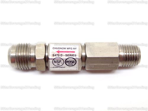 New chudnow double check valve / backflow preventer, s470d-p66 for sale