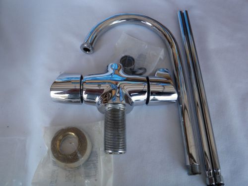 JUST BAR FAUCET RIGID GOOSENECK SPOUT NEW!!