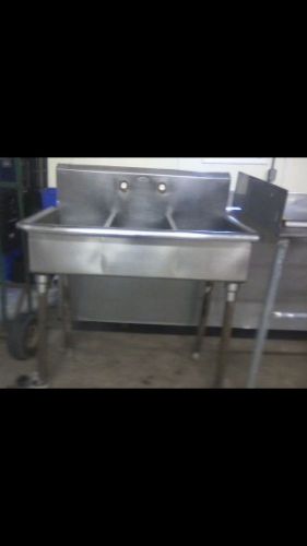 Stainless Steel Sink Food Grade Also End Splash Table 20 Hook/ Rollers