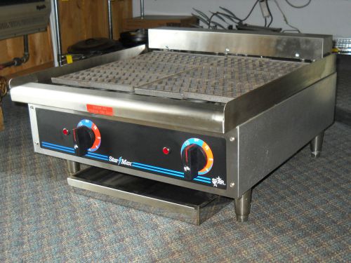 New star max electric charbroiler 24&#034; for sale
