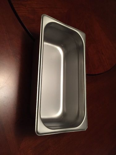 Update International SPH-334 Stainless Steel One Third Steam Table Pan NEW