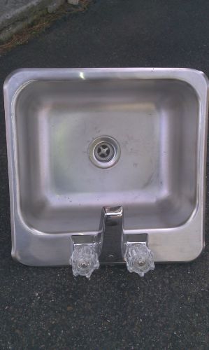 Stainless Hand sink with fixtures