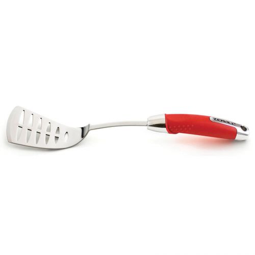The Zeroll Co. Ussentials Stainless Steel Slotted Turner Apple Red
