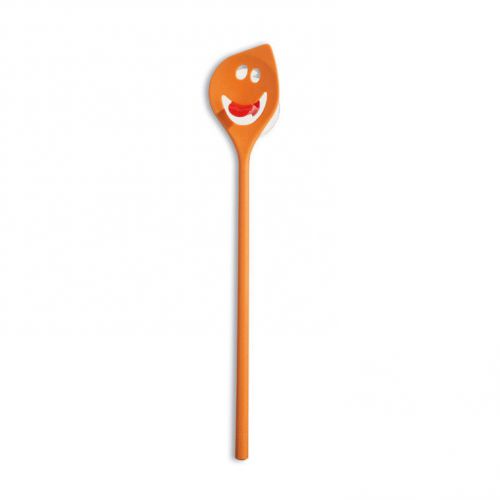 Koziol Oliver Cooking Spoon with Wall Hook Solid Orange