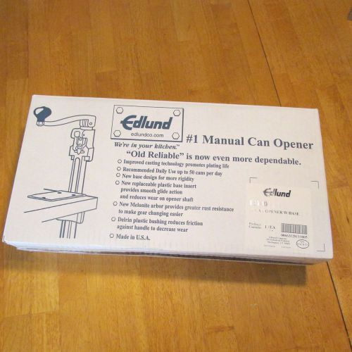 EDLUND 11100 #1 Manual Commercial Resturant Can Opener New!