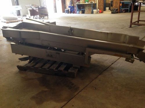 Allen VCI-1011, Vibratory conveyor with fines removal, 17” wide x 92” long pan