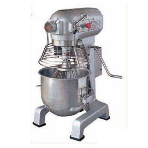 Welbon Commercial 20 Qt. Heavy Duty Food Mixer w/ Mixing Hook, Beater, Whip M20