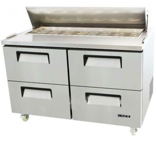 60&#034; sandwich  - salad prep table - 4 drawers for sale