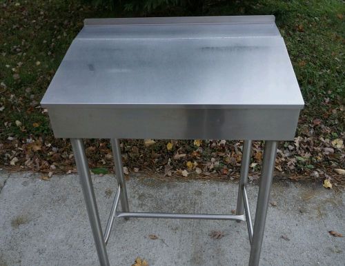 Commercial stainless steel receiving desk for sale