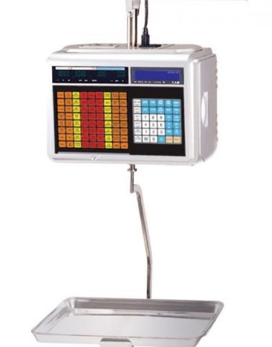 CAS 60 x 0.02 lb LABEL PRINTING HANGING SCALE - NTEP - DELI MARKETS GROCERY