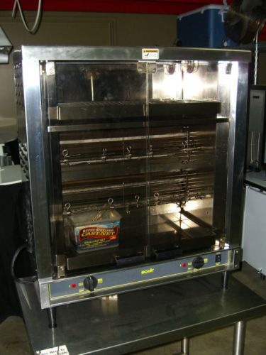 Equipex sodir rbe-8 electric rotisserie roaster/warmer for sale