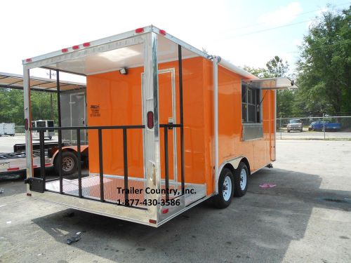 New 8.5x20 8.5 x 20 enclosed concession food vending bbq trailer for sale