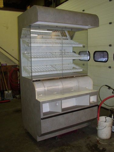 4&#039; HUSSMAN Dry Bakery Display Case - Bagels, Donuts, Muffins etc. Large!!