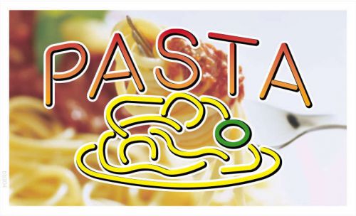 bb304 Pasta Cafe Banner Shop Sign