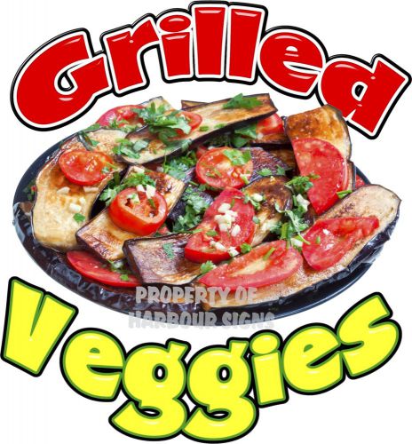Grilled Veggies Decal 14&#034; Restaurant Concession Food Truck Menu Vinyl Sticker