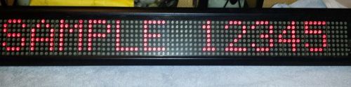 LED MOVING SIGN 26.5&#034;x4&#034;