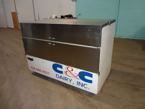 HD COMMERCIAL &#034;POWERS&#034;  BULK MILK/BEVERAGE REFRIGERATED COLD STORAGE CASE