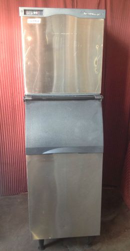 475 lb ice machine &amp; bin 22&#034; wide scotsman c0522sa-1a #1908 commercial nsf maker for sale