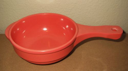 GET Houston Texas HSB-110 Melamine Melon Peach colored handled bowl VGC NR!