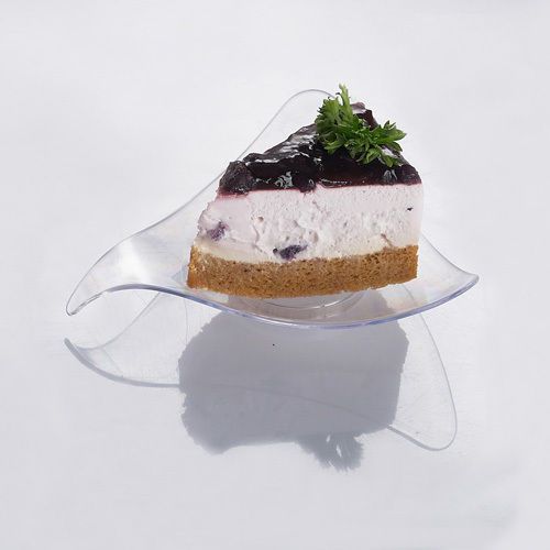 1000 DISPOSABLE DESSERT PLATE - PLASTIC DISH FOR APPETIZER/HORS D&#039;OUEVRES/PASTRY